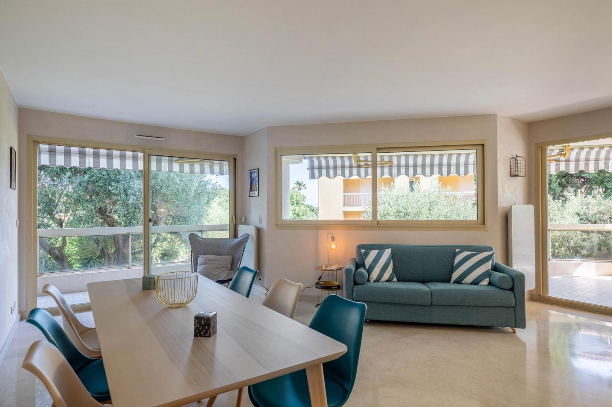 Tanit Piscine, 6 Couchages, Parking Apartamento Antibes Exterior foto